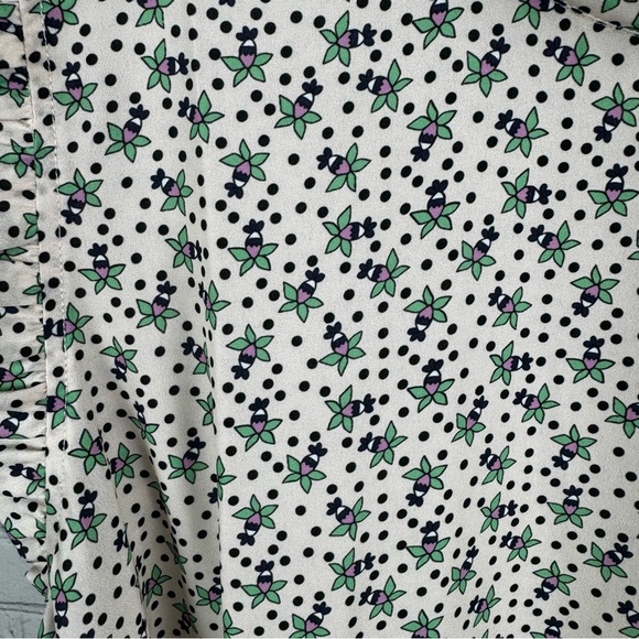 Eloquii Floral Print Ruffle Sleeve Dress Soze 26 - Picture 4 of 8